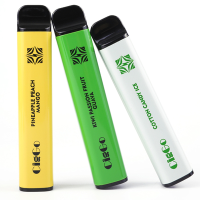 6.5ml E Liquid Disposable Vape Pod Vertical Coil 2000 Puffs Smoke Pod Kit