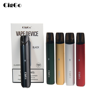 CigGo Disposable Vape Pod 5 Flavors Rechargeable Vape Pod System