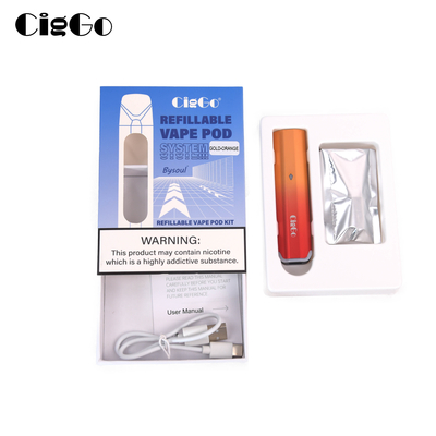 Ceramic Heating Coil Disposable Vape Pen Rechargeable Vape Pod System For Importers