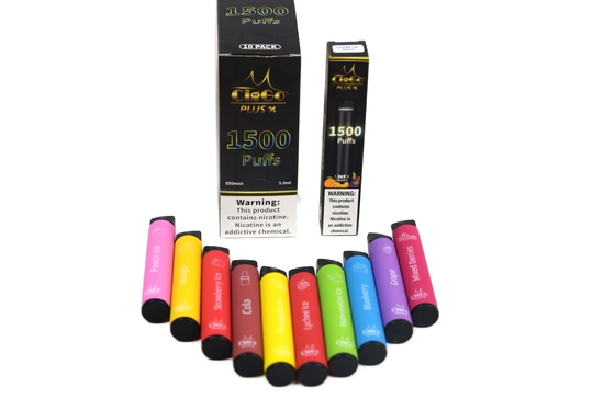 6.5ml E Liquid 2000 Puff Disposable Vape Puff Max Vaporizer Built In Battery