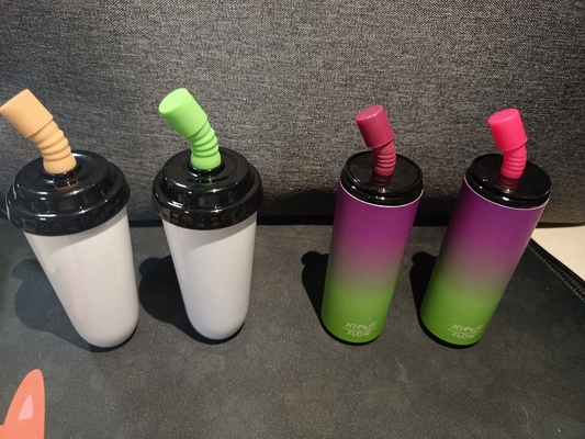 650mAh Disposable Pod Device Rechargeable 6000 Puffs Milk Tea Cup Electronic Cigarette