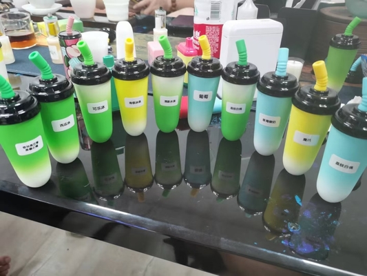 650mAh Disposable Pod Device Rechargeable 6000 Puffs Milk Tea Cup Electronic Cigarette