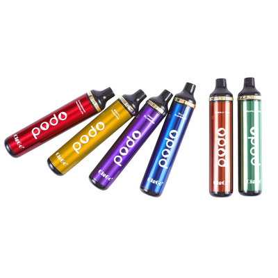 10ml Liquid 6 Flavors Disposable Vape Pen Mesh Coil Adjustable Airflow