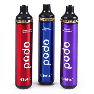 10ml Liquid 6 Flavors Disposable Vape Pen Mesh Coil Adjustable Airflow