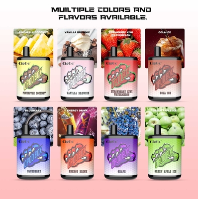 4800puffs 11.5ml Disposable Vape Box Mesh Coil With Rechargeable Battery