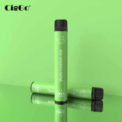 850mAh 1500 Puffs Hit Puff Bar 5.0ml Volume CigGo Plus X Puff Max Disposable Vaporizer