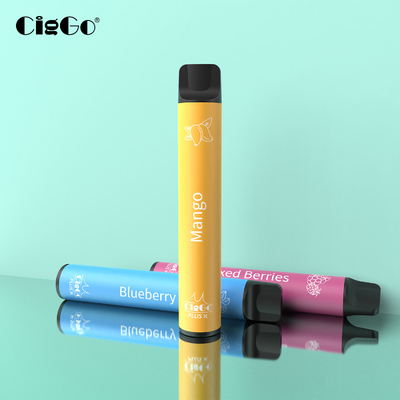 850mAh 1500 Puffs Hit Puff Bar 5.0ml Volume CigGo Plus X Puff Max Disposable Vaporizer