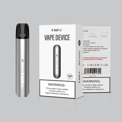 Ciggo Ceramic Coil Pod System Starter Kit 450mAh Rechargeable