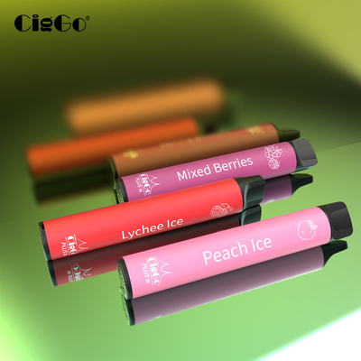 5ML Oil Disposable Vape Pen 1500 Puffs Ciggo Plux X With 850Mah Battery