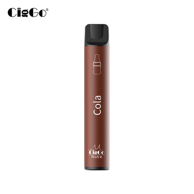 50mg/mL Disposable Pod Vape 1500 Puffs Ciggo Plus X With Various Flavors