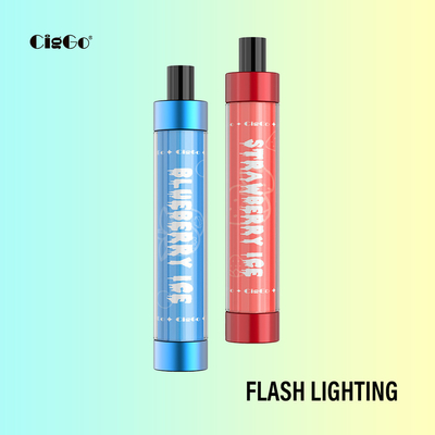 LED Lighting 800 Puffs Plastic Portable Pod System Ciggo Flash 550 Mah
