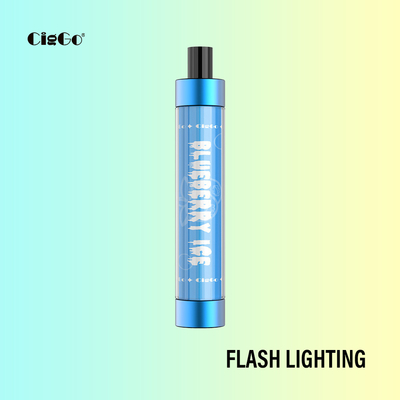 3.0ML 550Mah E Liquid Electronic Cigarette 800 Puffs CigGo Flash Lighting