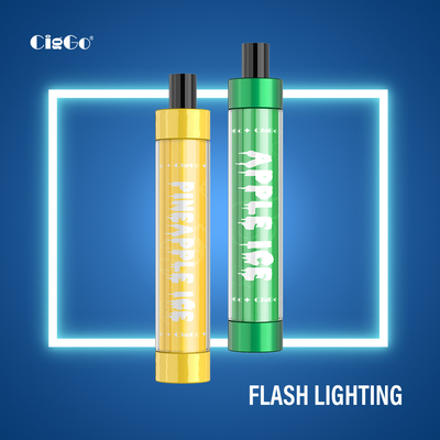 1.8Ohm 800 Puffs E Liquid Vape Pod System LED Lighting Plastic 50G