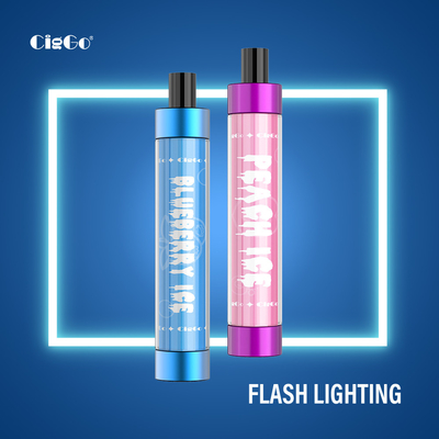 LED Lighting Plastic Disposable Vape Pen Flash 3.0ML 800 Puffs