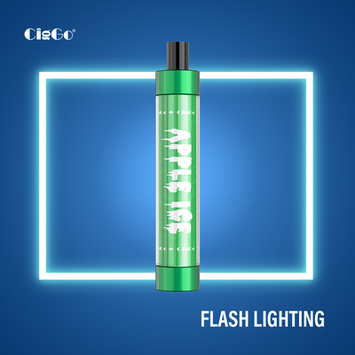 50G Custom Vapor Cigarettes Plastic Flash Ciggo 1.8 Ohm Coil Resistance