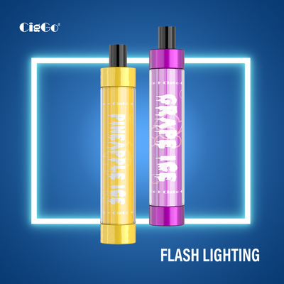 LED Lighting Plastic Disposable Vape Pen Flash 3.0ML 800 Puffs