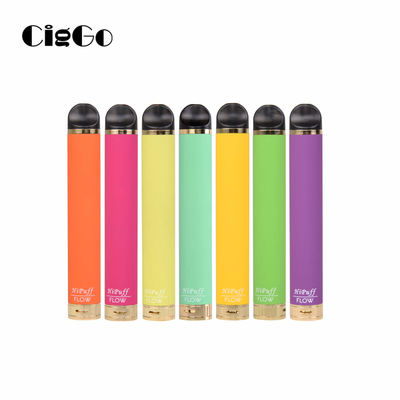 5% Nic 5.5ml Disposable E Cigarette Pod 1500 Puffs Hipuff Flow Vape