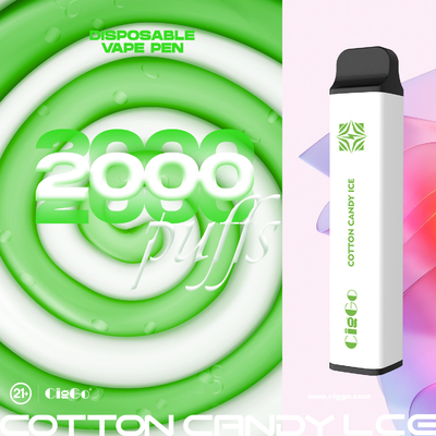 E Juice 6.5 ML Disposable Pod Vape 2000 Puffs 950Mah Battery