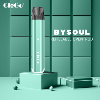 750Mah THC Vape Pod System Ciggo Bysoul 2ML Vape Pen Kit TPD Approval