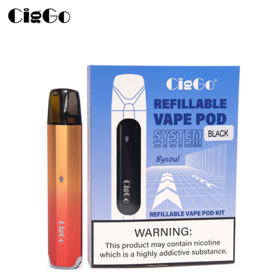 750Mah TPD Rechargeable Vape Pod System Starter Kit THC Vape Kit