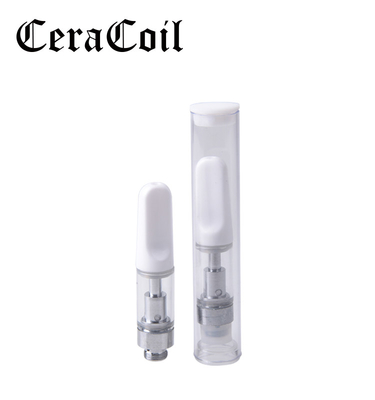 E Liquid THC CBD Vape Cartridge 1ml Ceramic Coil Alumium Materials