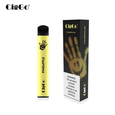 E Cigarette CigGo Disposable Vape Bar With 600 Puffs 2ml Tank