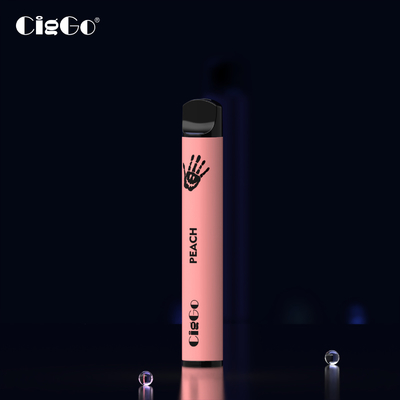 Lightweight 2ml Disposable Electronic Cigarette CigGo Vape 600 Puff