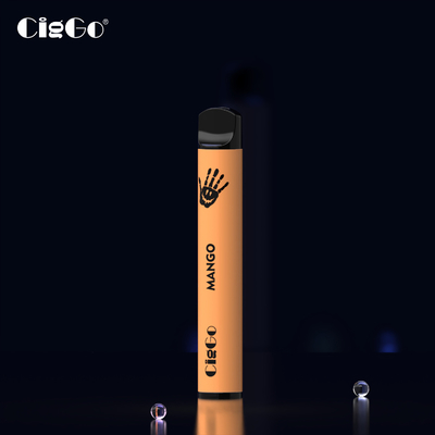 Zero Nicotine 2ml E Cigarette Vaper 600 Puff Pod Disposable Vaporizer