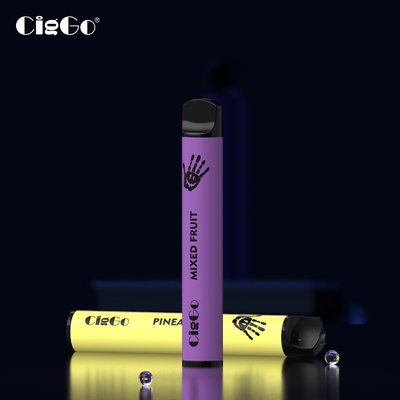 600 Puffs Disposable Vape Pen Electric Cigarette Multiple Colors