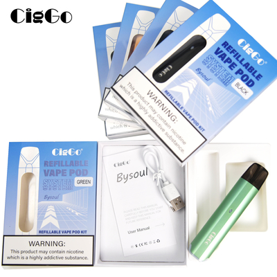 Delta 8 THC CBD Vape Pen Kit 750mAh Battery 2.5ml Pod Capacity