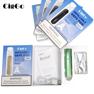 Delta 8 THC CBD Vape Pen Kit 750mAh Battery 2.5ml Pod Capacity