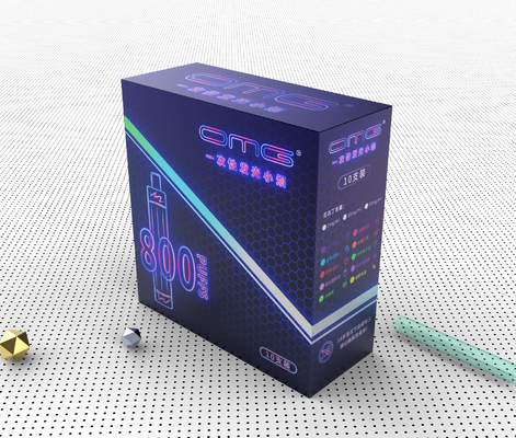 ODM 800 Puffs Custom Vapor Cigarettes LED Lighting Vape Pod System