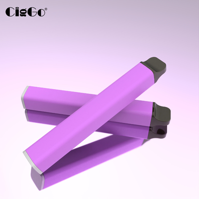1000 Puffs 650Mah Stainless Steel E Cigarette 3.6ML Slim Vape Pen