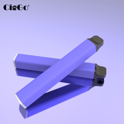 1000 Puffs 650Mah Stainless Steel E Cigarette 3.6ML Slim Vape Pen