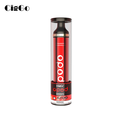 Strawberry Watermelon Disposable Vape Device 4200 Puffs With Airflow Adjustable