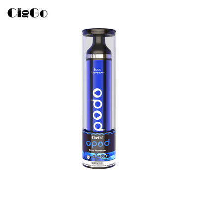 CigGo Opod Mesh Coil Disposable 4200 Puffs Single Use Vaping Pen Blue Raspberry