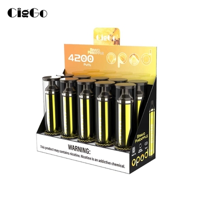 Airflow Adjustable Mesh Coil Disposable 4200 Puffs