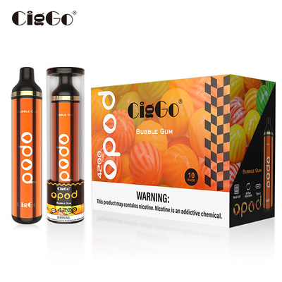 650mAh Disposable Healthy E Cig Juicy Vape 4200 Puffs Vape Pod Device