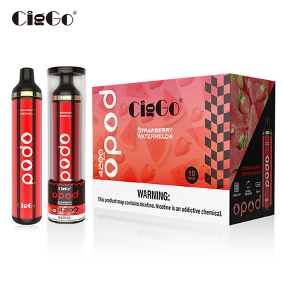 Strawberry Watermelon Disposable Vape Device 4200 Puffs With Airflow Adjustable