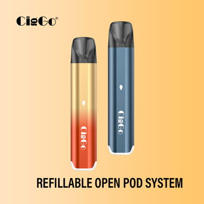 750Mah Battery Pod System Starter Kit 2ml Pod Style Tank Vape Pen