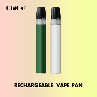 Round Mouthpiece Empty Oil CBD Vape Pen Disposable Vape Device