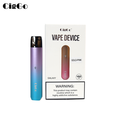 1.0 OHM Pod System Starter Kit 450Mah Battery 5% Nicotine Salt