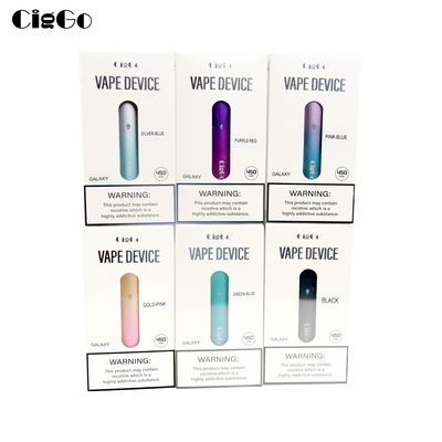 450Mah Rechargeable Vape Pen Aluminium Materials Closed Pod Vape Pen