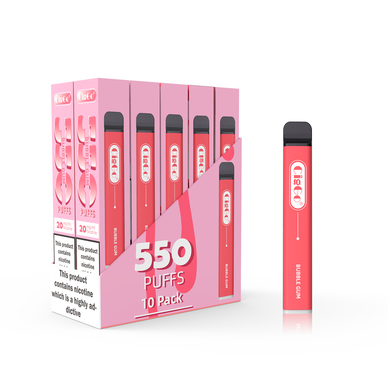TPD Approved 600 Puff Pod System Vape Pens Ciggo Square ﻿ELF BAR