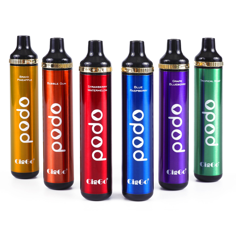 650mAh Rechargeable E Liquid Electronic Cigarette 4200 Puffs 10ml Airflow Adjustable