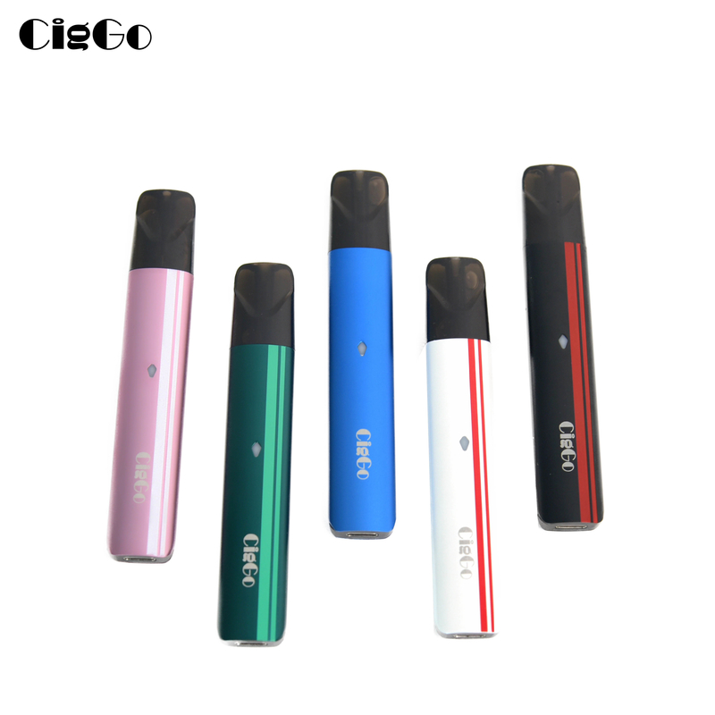 Rechargeable Custom Electronic Cigarette 450mAh Battery 2.0ml E Liquid Pod System
