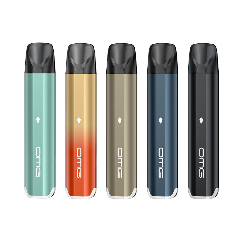 750mAh Rechargeable Battery Vape Pod System Ceramic Coil Vaporizer Electronic Cigarette