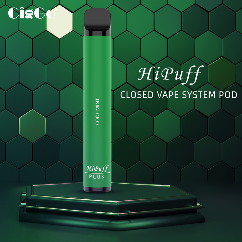 Stainless Steel 3.2ML Disposable Pod Vape 550mAh 800 Puffs E Cigarette