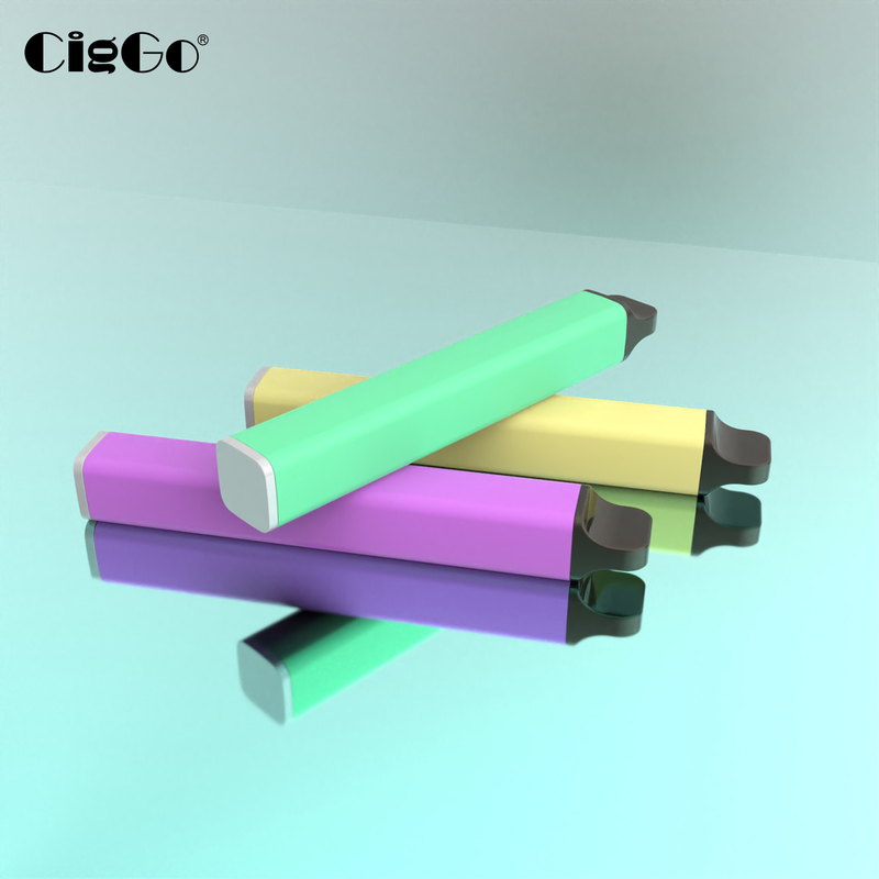 Multiple Color SS Custom Vapor Cigarettes 1000 Puffs Large Battery 650Mah