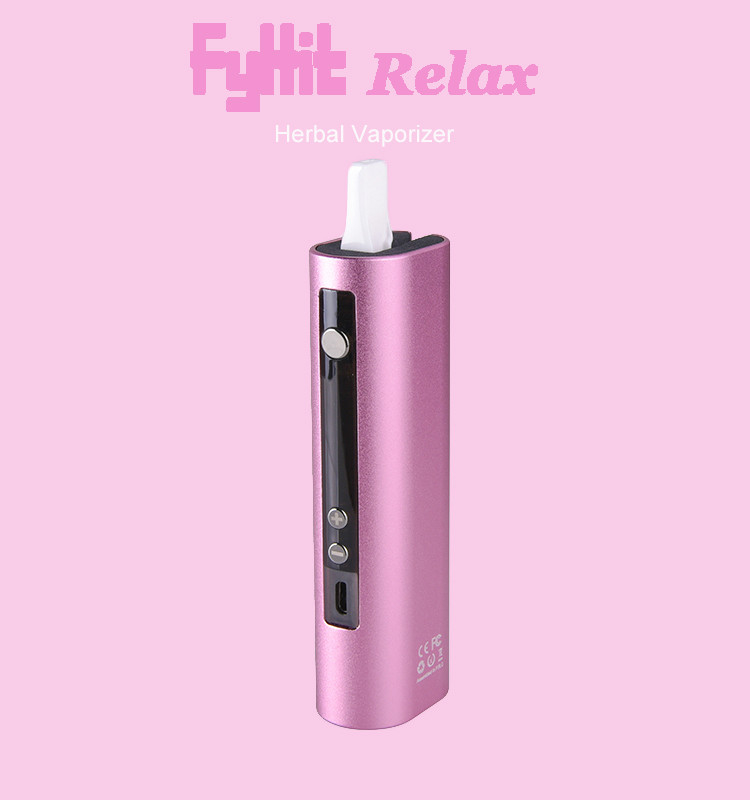Aluminium Alloy Fyhit Relax Dry Herb Vaporizer With Ceramic Chamber
